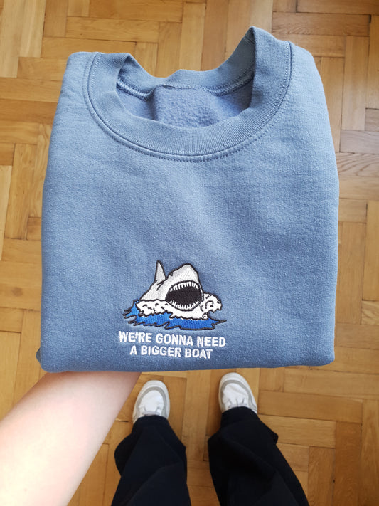 Embroidered Bigger Boat Sweatshirt