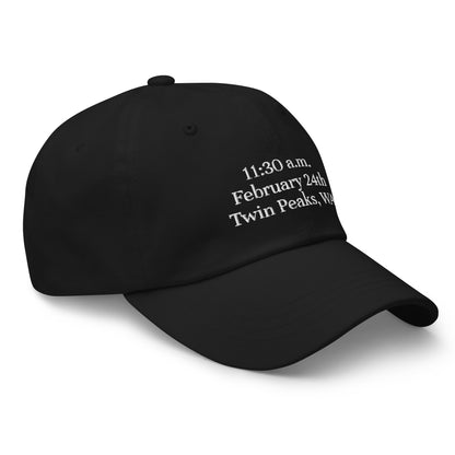 Embroidered Entering Twin Peaks Cap