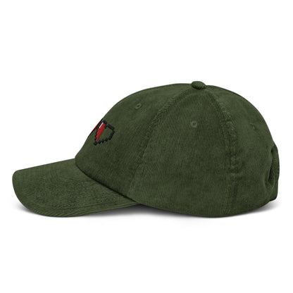 Embroidered 3 Lives Corduroy Hat