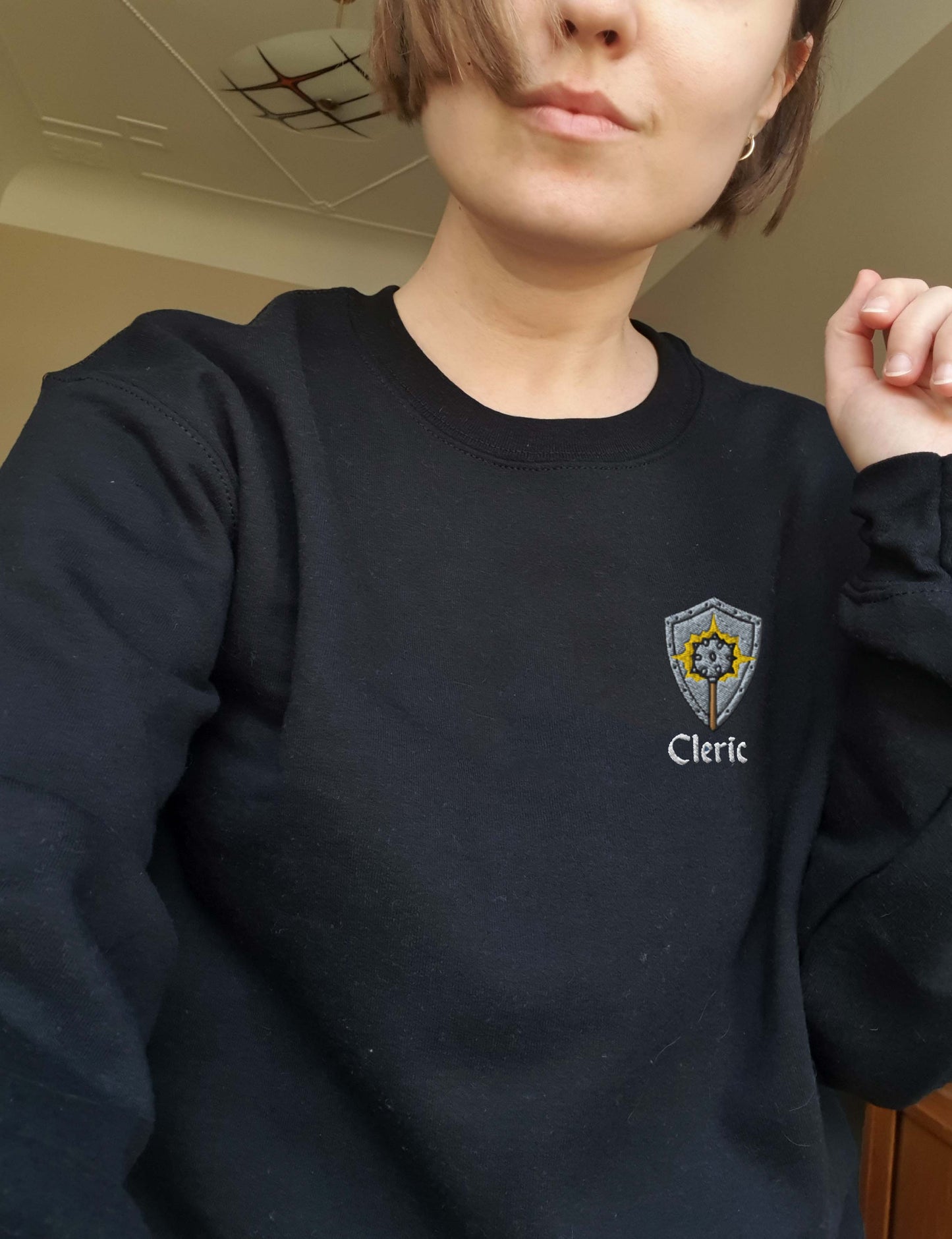 Embroidered Cleric Sweatshirt