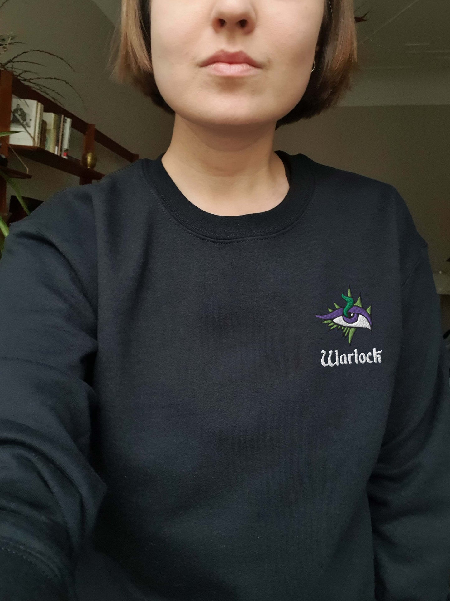 Embroidered Warlock Sweatshirt