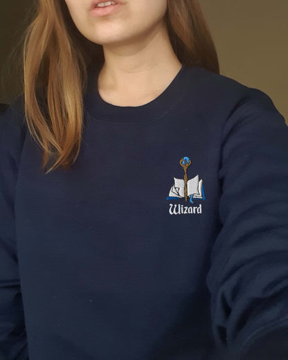 Embroidered Wizard Sweatshirt