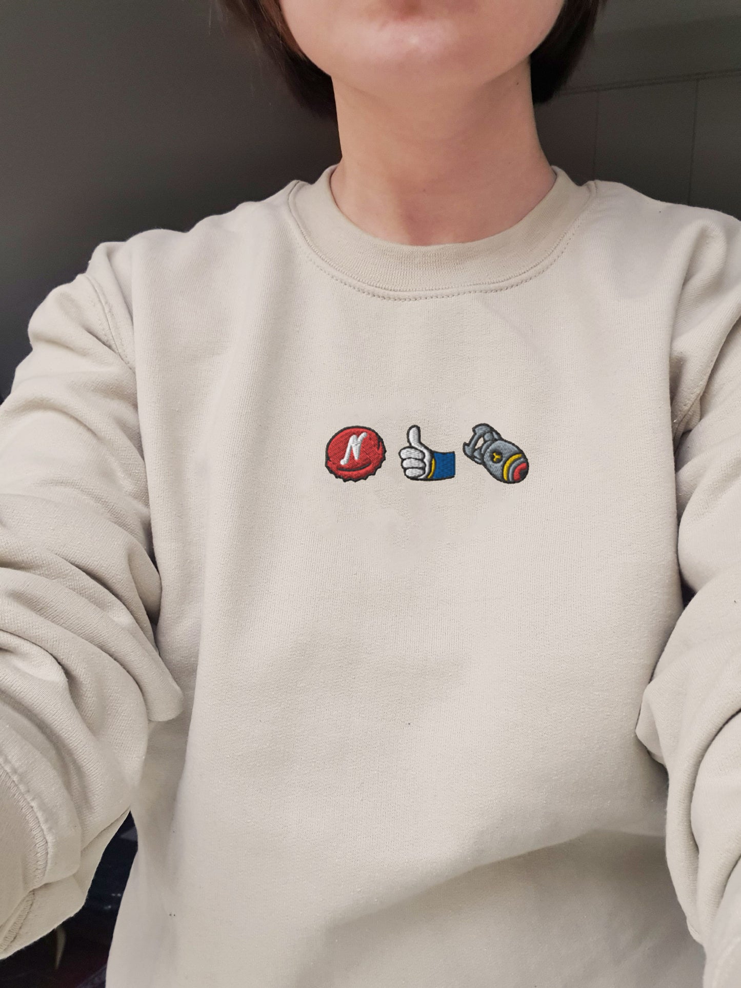 Embroidered Fallout Sweatshirt