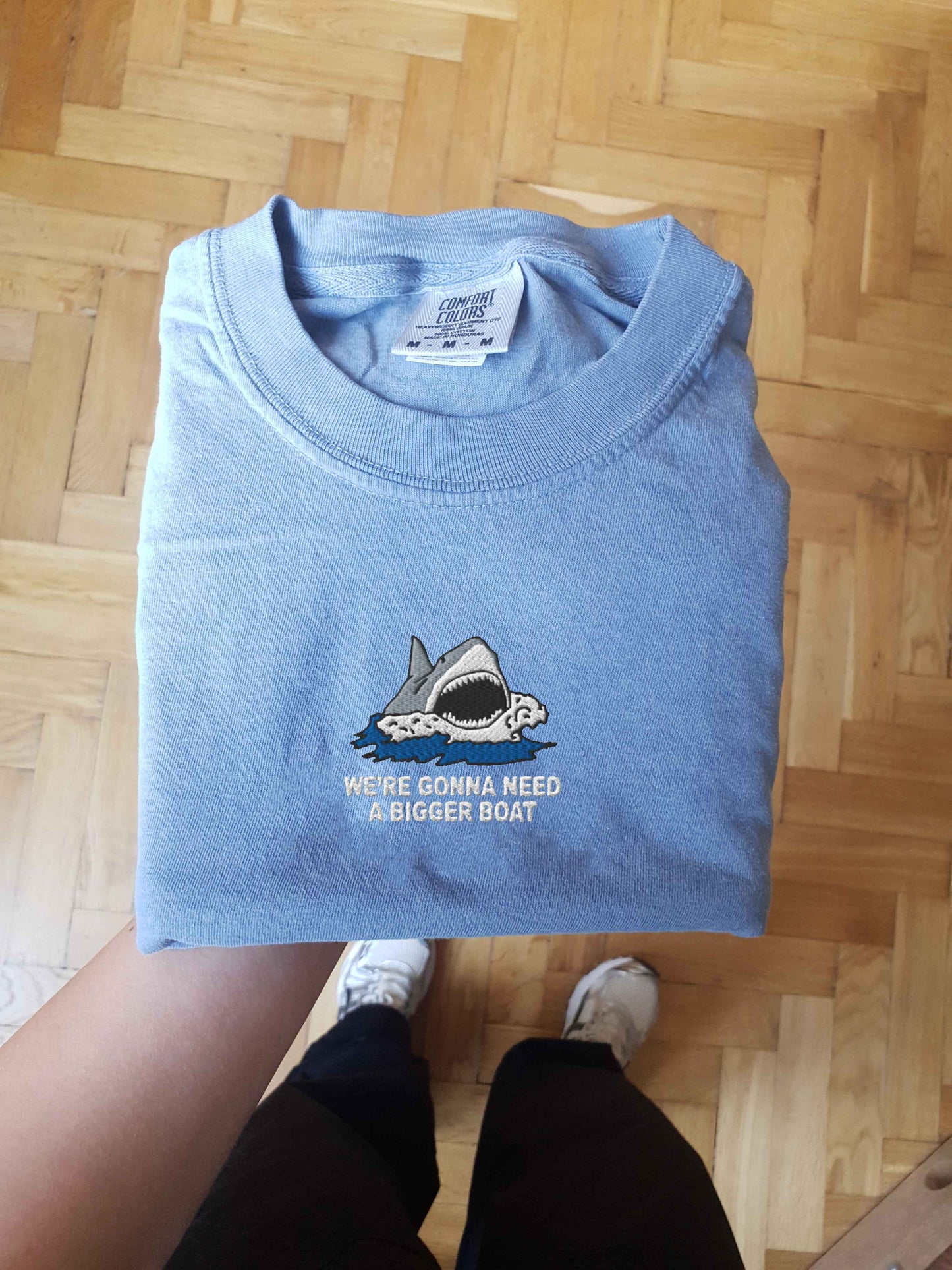 Embroidered Bigger Boat T-shirt