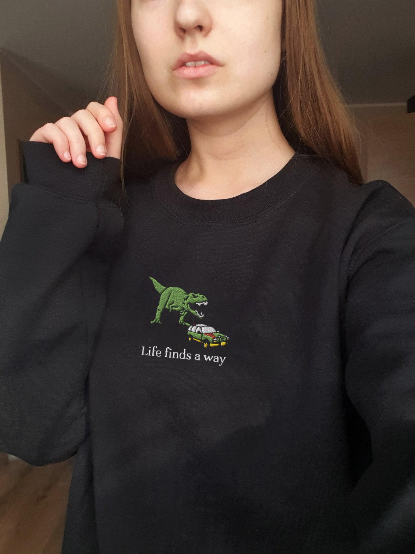 Embroidered Jurassic Sweatshirt