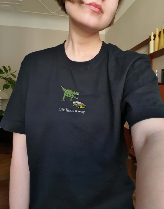 Embroidered Jurassic T-shirt