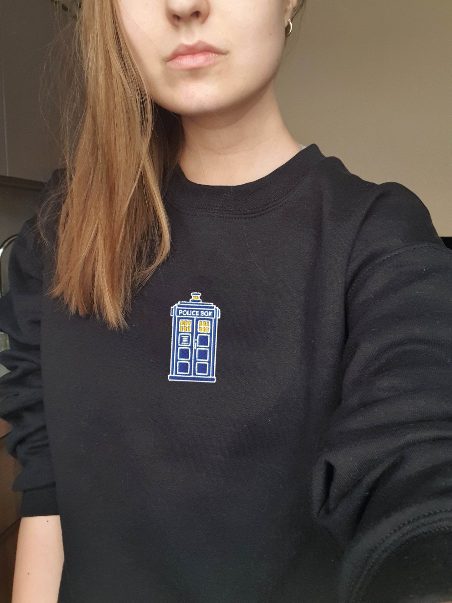 Embroidered Dr Who Sweatshirt