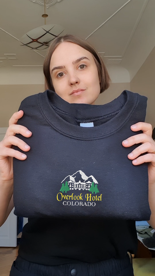 Embroidered Overlook Hotel Sweatshirt