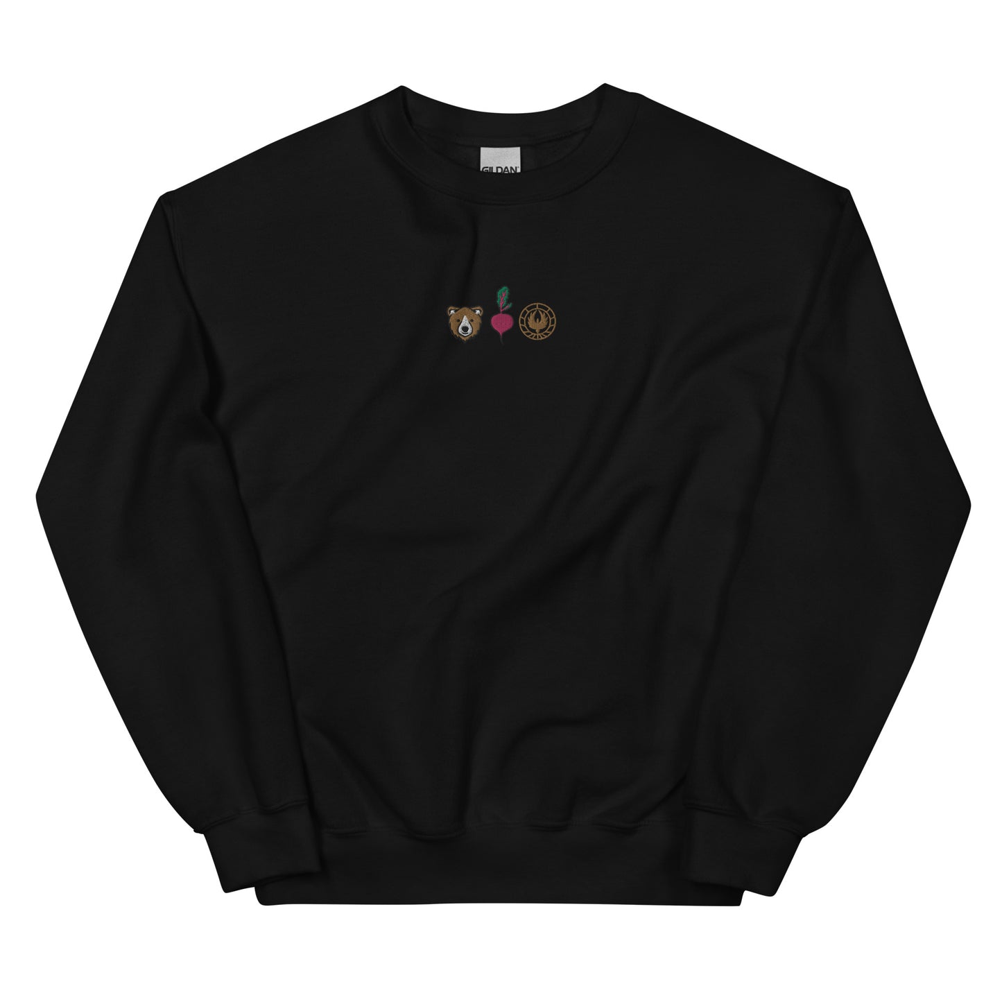 Embroidered Bears Beets Battlestar Sweatshirt