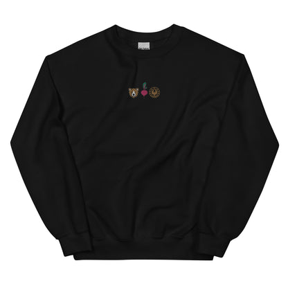 Embroidered Bears Beets Battlestar Sweatshirt