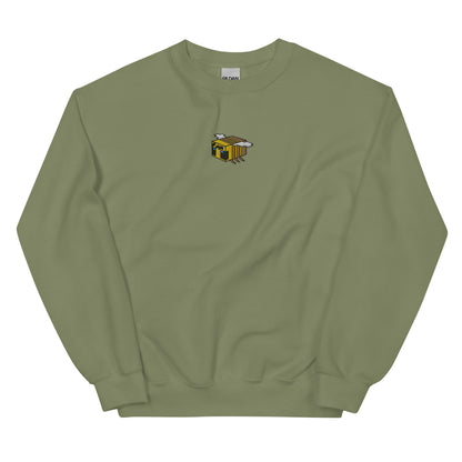 Embroidered Pixel Bee Sweatshirt