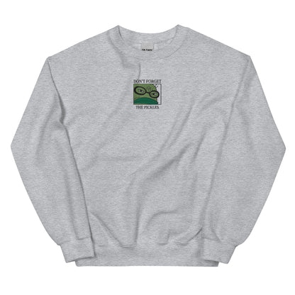 Embroidered Pickles Sweatshirt