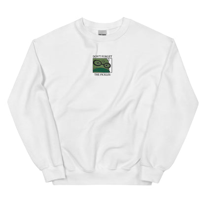 Embroidered Pickles Sweatshirt