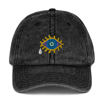 Embroidered Light Dragon Denim Hat