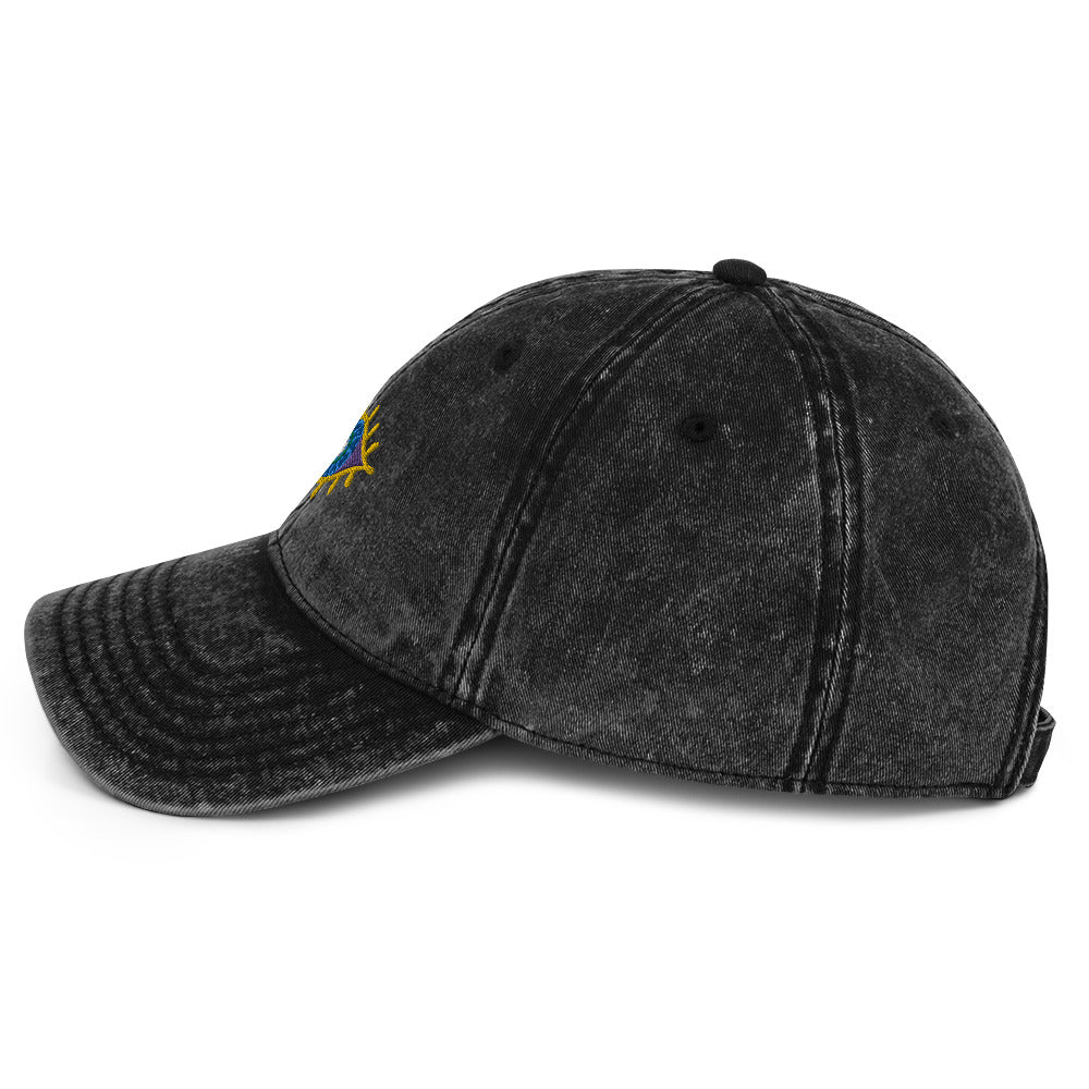 Embroidered Light Dragon Denim Hat